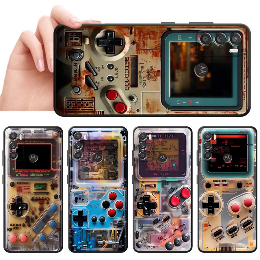 Gaming Console Cartoon - Capa retrô para console de jogos,