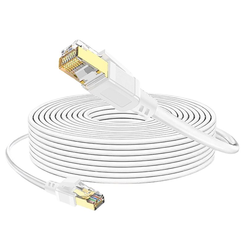 Lan Cable Gaming - Cabo Ethernet A13E-Cat8 com Dupla Blindagem,