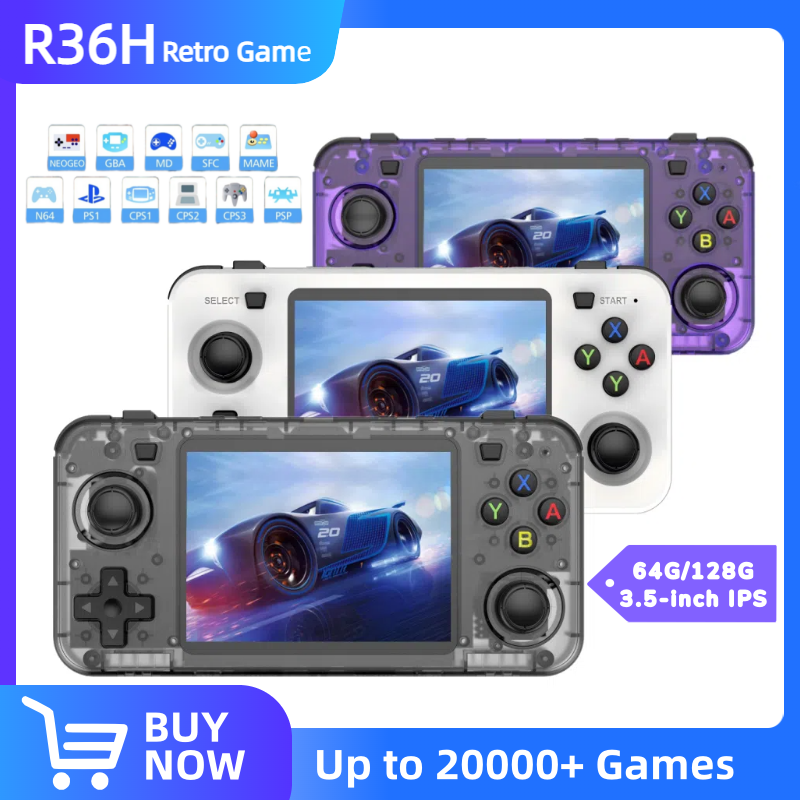 Gaming Console Handheld Retro - Console de videogame portátil retrô R36H