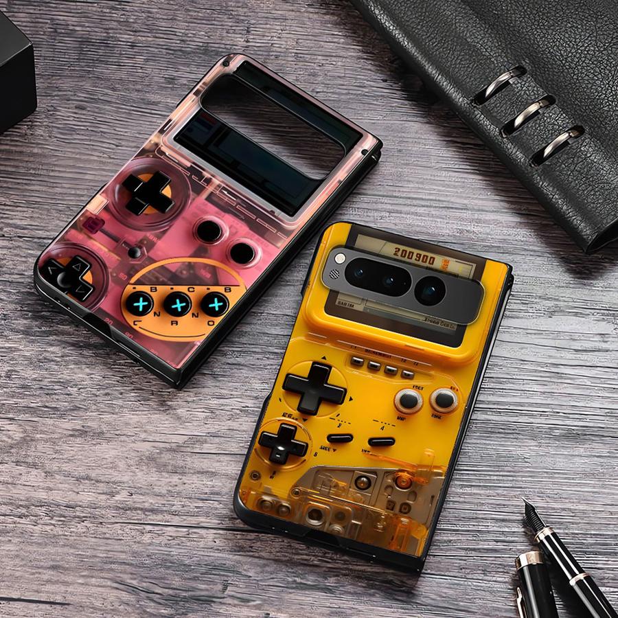 Gaming Console Cartoon - Capa para Google Pixel Fold, com