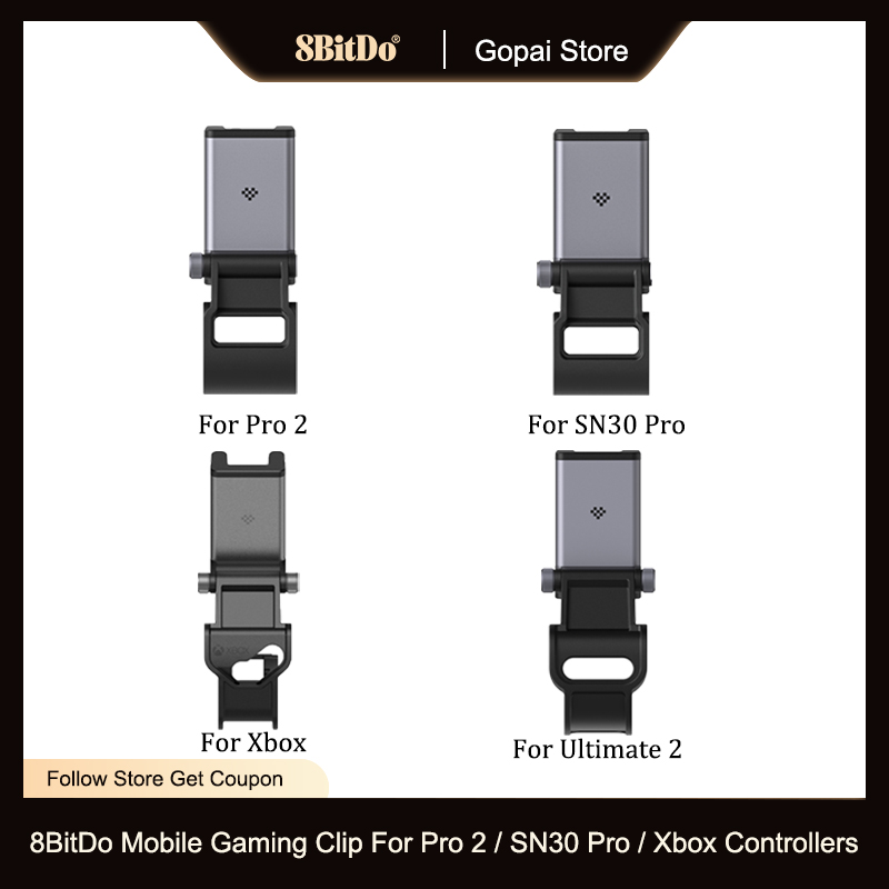 Microsoft Controller Xbox Wireless - 8bitdo clipe de jogo móvel para