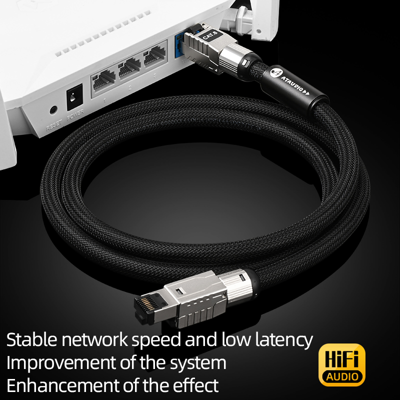 Cabo de internet atudio cat8,  - Lan Cable Gaming avaliação e preço