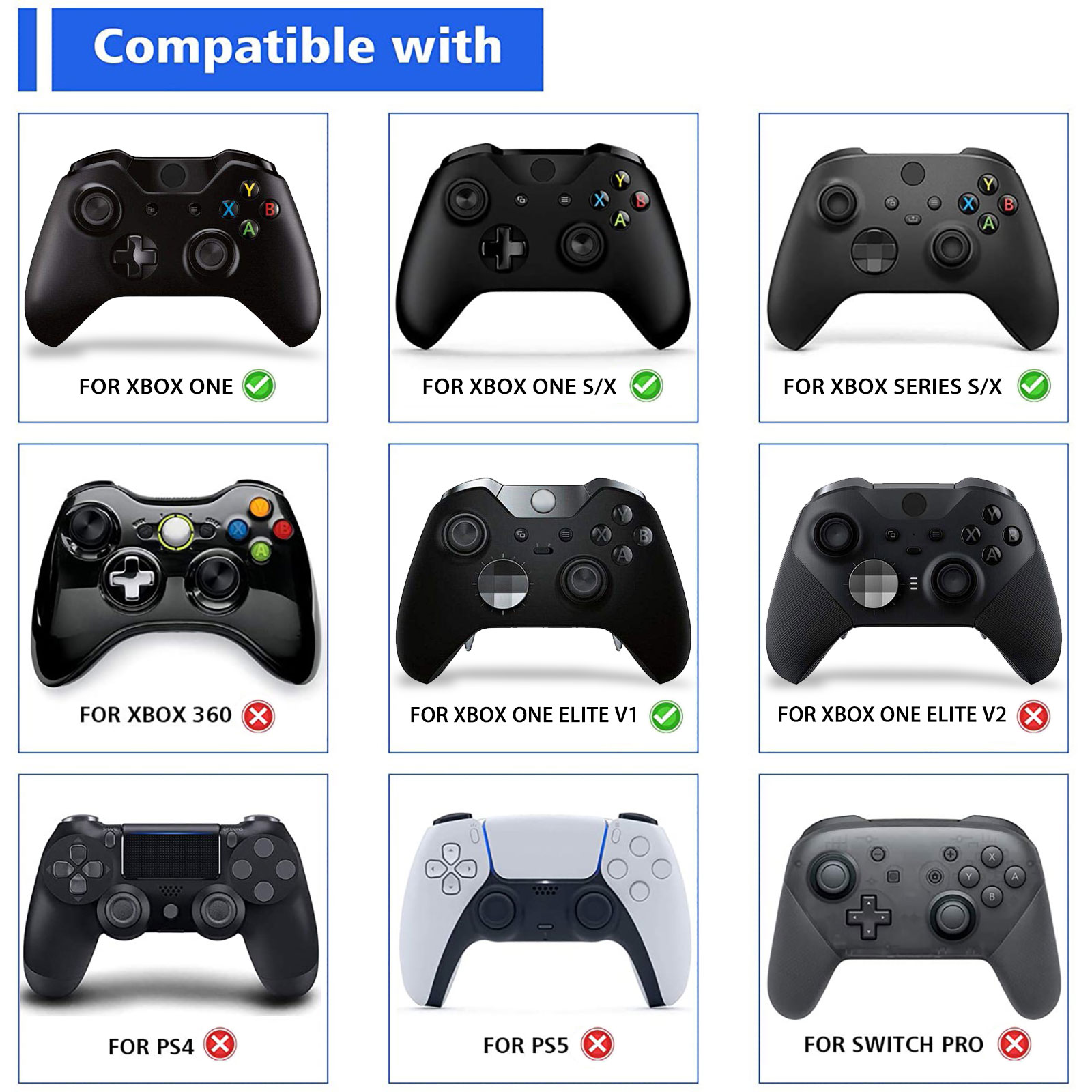 EXtremeRate Polegares de metal - Microsoft Controller Xbox Wireless avaliação e preço