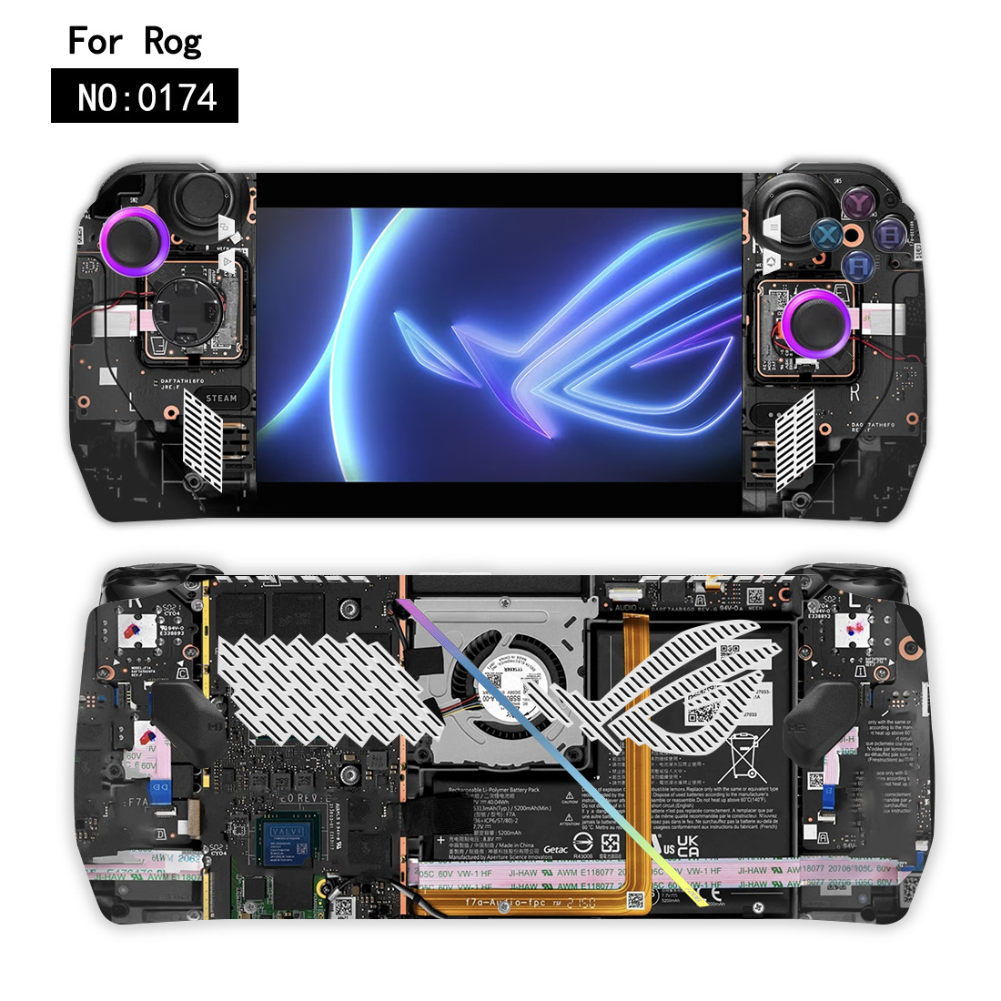 Novos adesivos capa caso para  - Gaming Console Asus Rog avaliação e preço