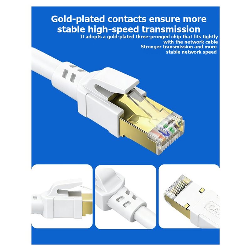 Cabo Ethernet A13E-Cat8 com Du - Lan Cable Gaming avaliação e preço