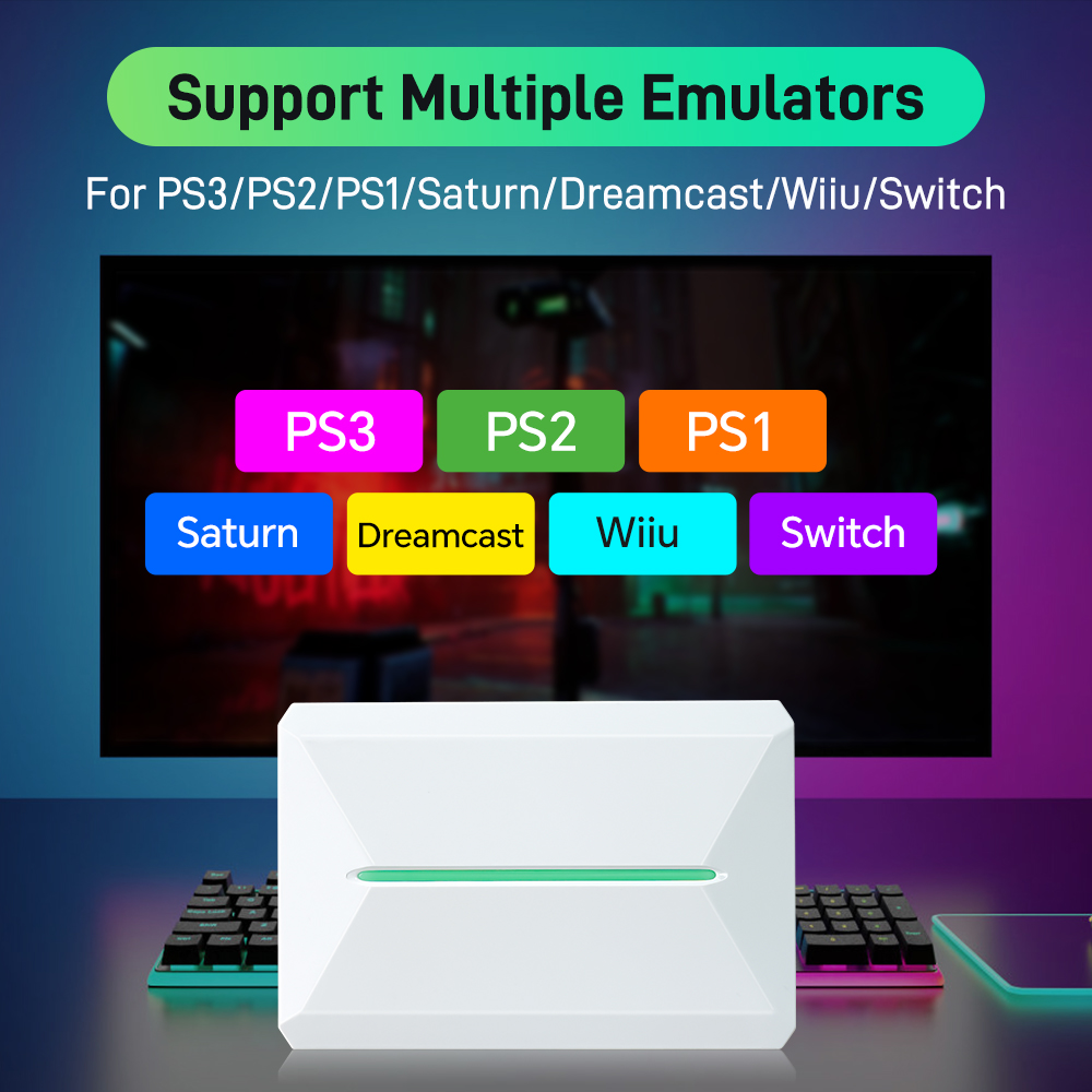 Playnite & Retrobat 500GB Cons - Gaming Console.Emulators avaliação e preço