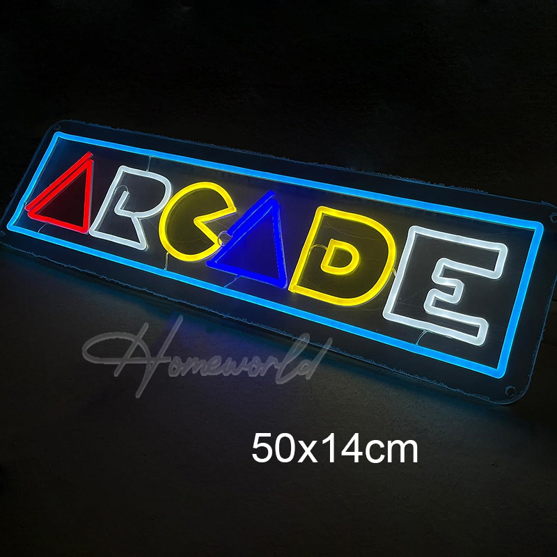 Arcade sinal de néon led sala  - Gaming Console Room avaliação e preço