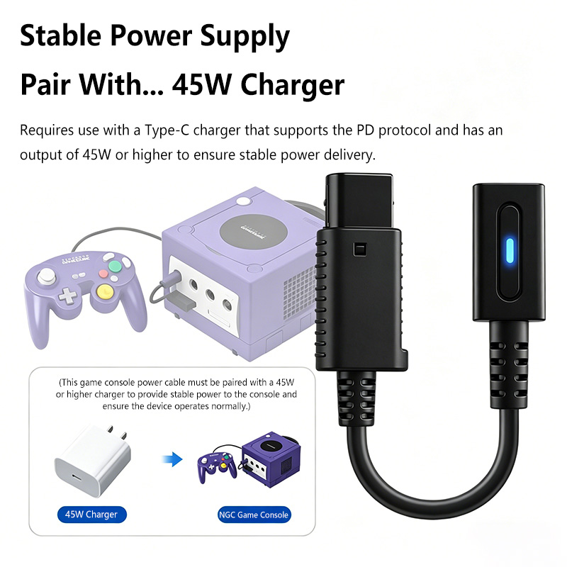 Cabo de carregamento PD de 45  - Gaming Console Mobile avaliação e preço