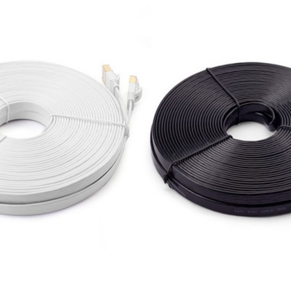 Cabo de rede plano cat7 de alt - Lan Cable Gaming avaliação e preço