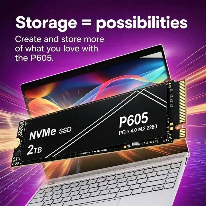 SSD NVMe PCIe Gen P605 de Alta - Gaming Console Sale avaliação e preço