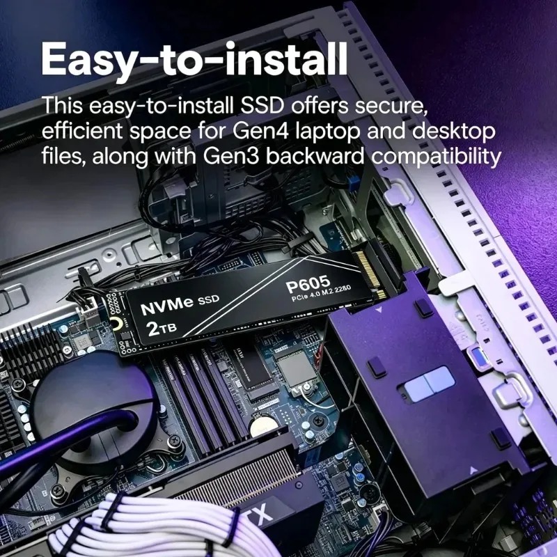 SSD NVMe PCIe Gen P605 de Alta - Gaming Console Sale avaliação e preço