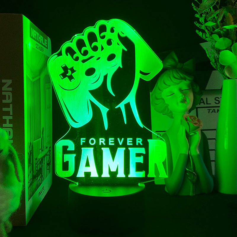 LED RGB Gamer Night Light, Ilu - Gaming Console Room avaliação e preço