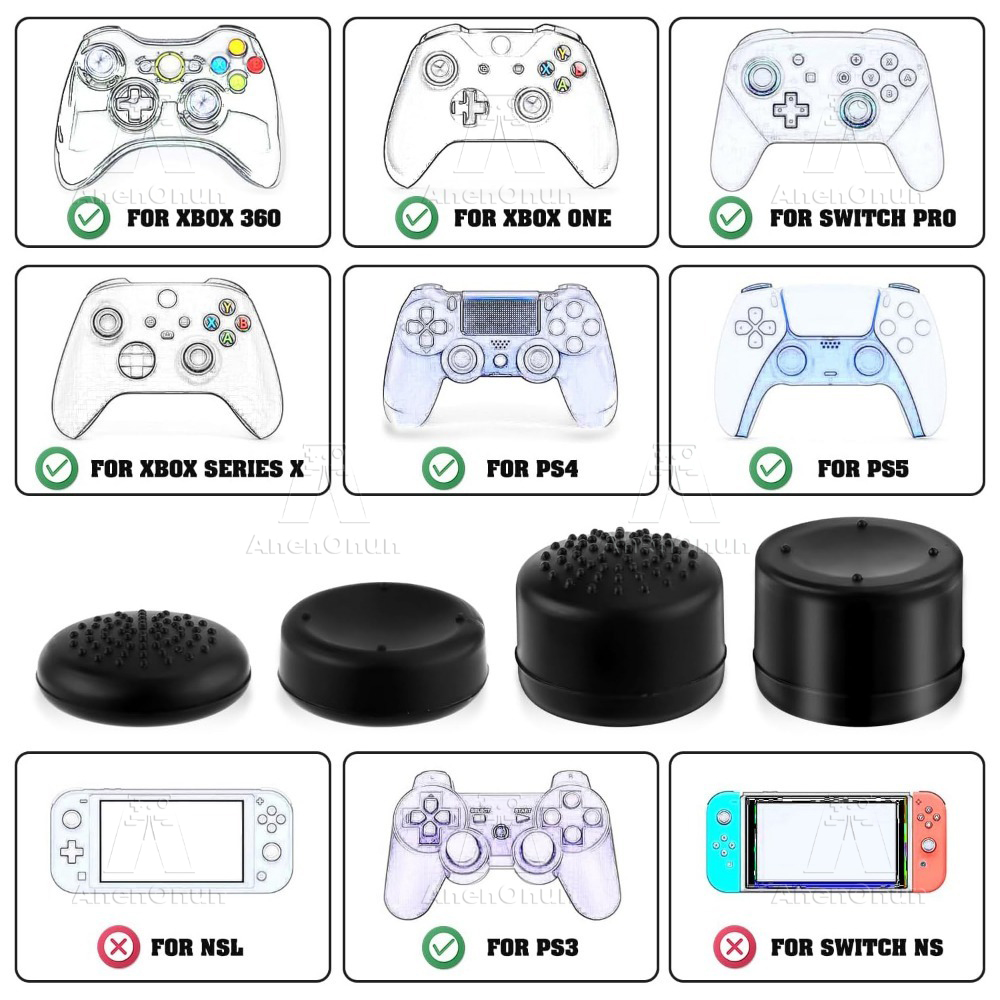8 pçs tampas de aperto de pole - Gaming Console And Pc avaliação e preço