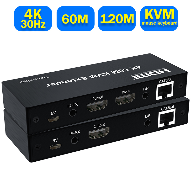 4k 120m hdmi kvm extensor 60m  - Lan Cable Gaming avaliação e preço