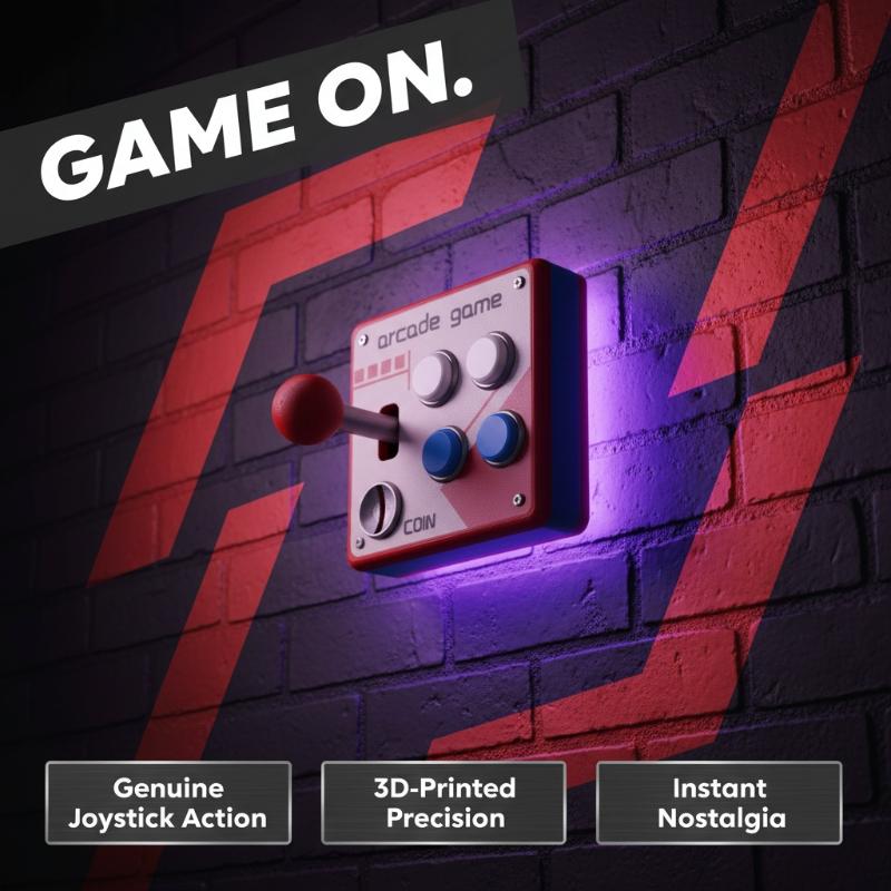 Placa de Botão de Jogo Retro,  - Gaming Console Room avaliação e preço