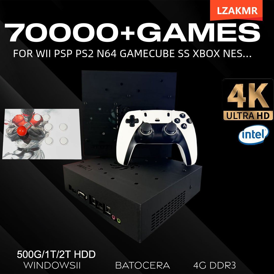 Console de jogos retrô 70000 + - Gaming Console Cartoon avaliação e preço