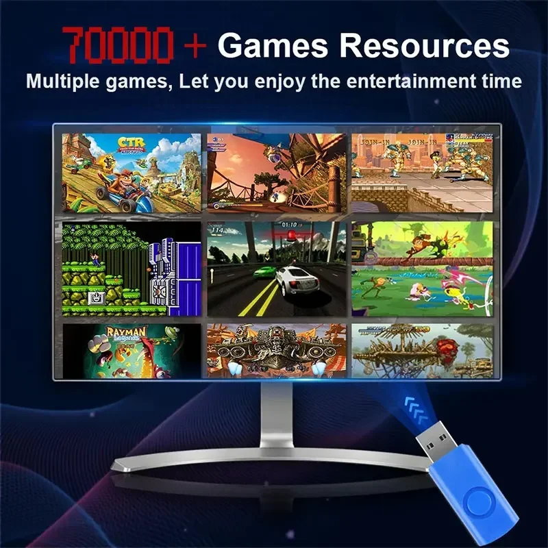 Console de jogos retrô 70000 + - Gaming Console Cartoon avaliação e preço