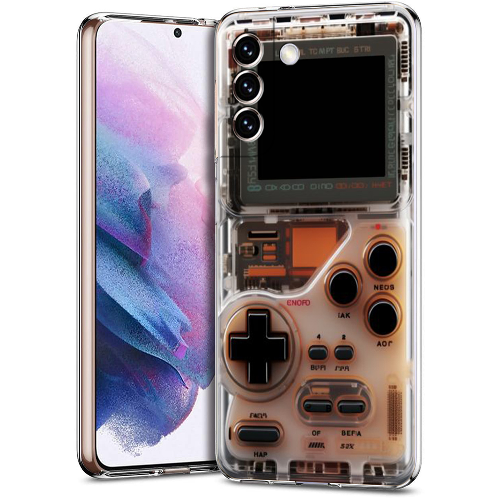 Capa de telefone transparente  - Gaming Console Cartoon avaliação e preço