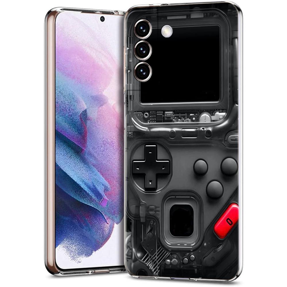 Capa de telefone transparente  - Gaming Console Cartoon avaliação e preço